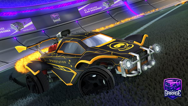 A Rocket League car design from BigQuoty