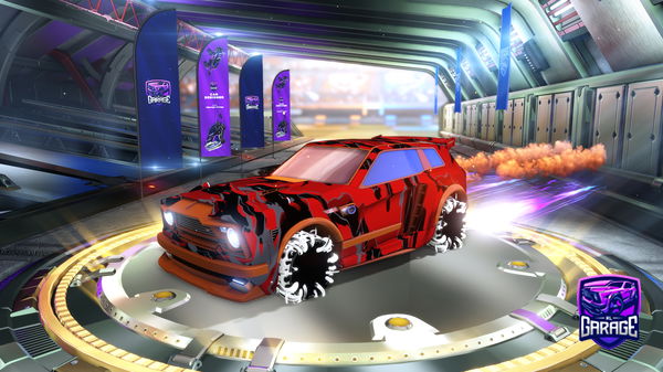 A Rocket League car design from ghost_Babir86