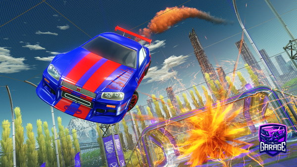 A Rocket League car design from FILO_No