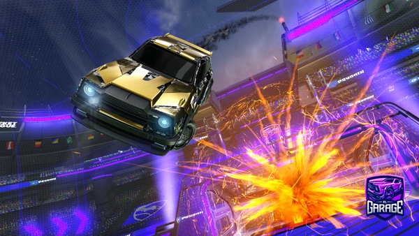 A Rocket League car design from kaebian