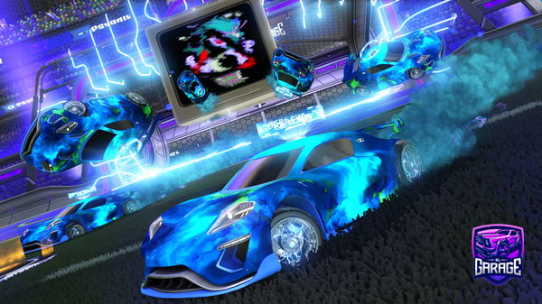 A Rocket League car design from stealthoxide9