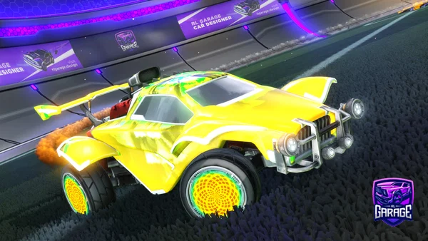 A Rocket League car design from Bmilts1906