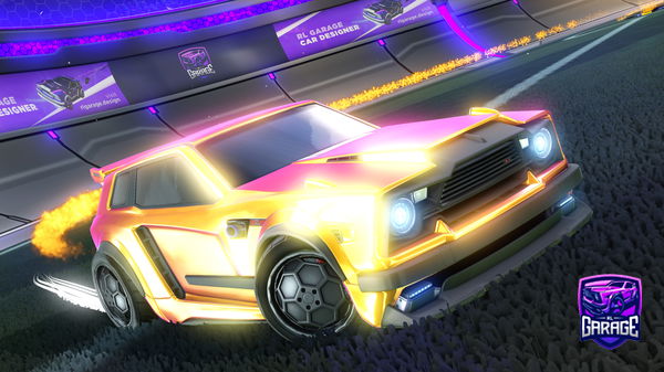 A Rocket League car design from GeM3