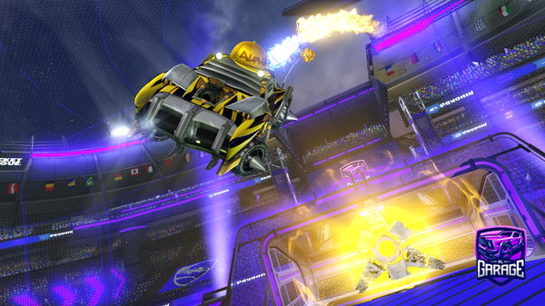 A Rocket League car design from Chromatt