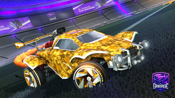 A Rocket League car design from Boostes