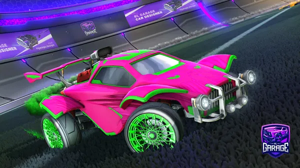 A Rocket League car design from KingCapybara403