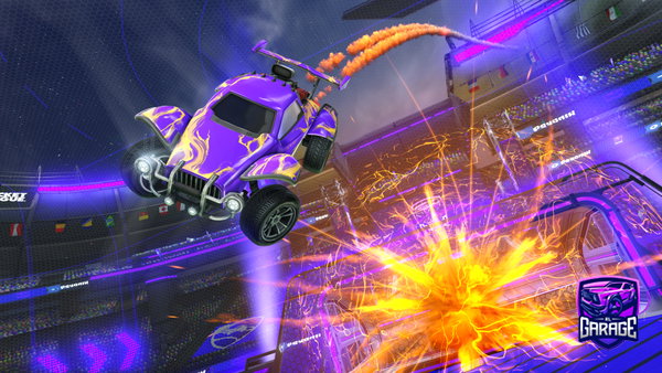 A Rocket League car design from Feetbhoy