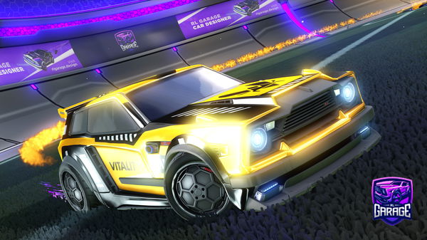 A Rocket League car design from urbanerdawn