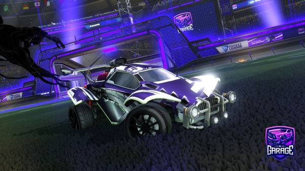 A Rocket League car design from elwolfocam