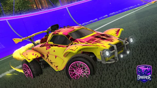 A Rocket League car design from 2K26