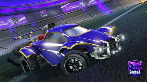 A Rocket League car design from natesalaa