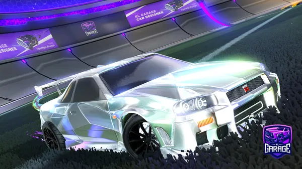 A Rocket League car design from GodFalconNMG