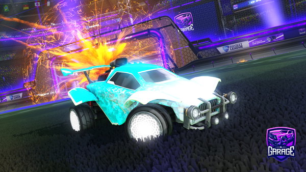 A Rocket League car design from ThePhantomGod26