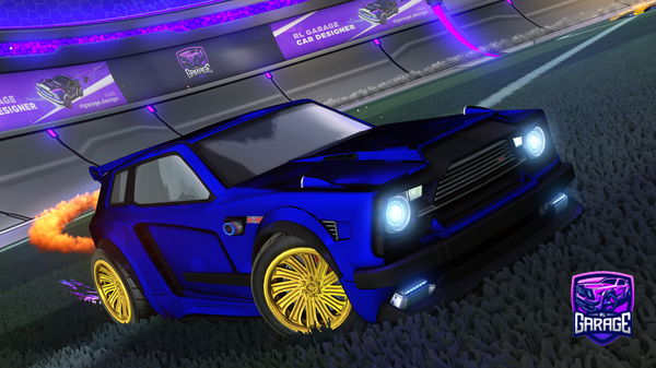 A Rocket League car design from YT_MisTik