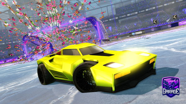 A Rocket League car design from RocketForget