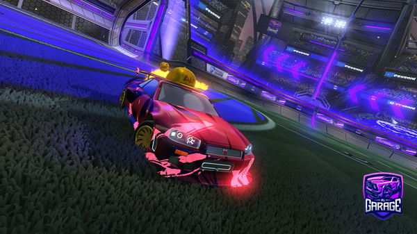 A Rocket League car design from Psncosmxc180