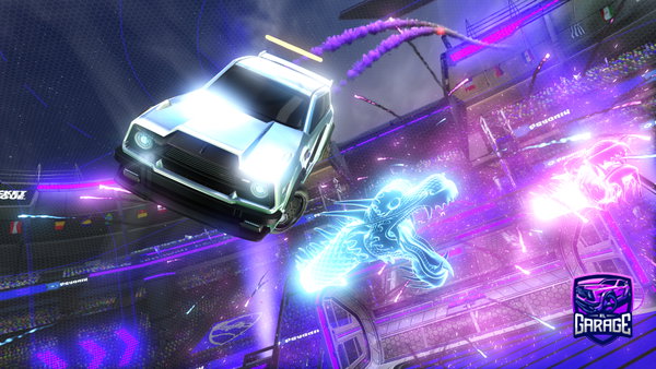 A Rocket League car design from GearFiveBot