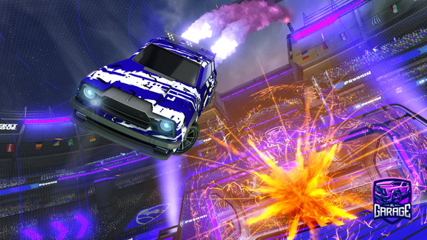 A Rocket League car design from OO_Dzprdz