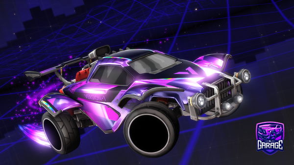 A Rocket League car design from MoonWizard54