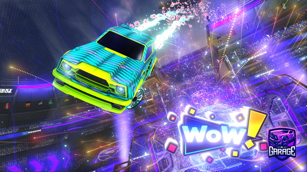 A Rocket League car design from Hermes222