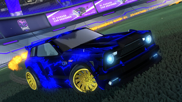 A Rocket League car design from maxencio89