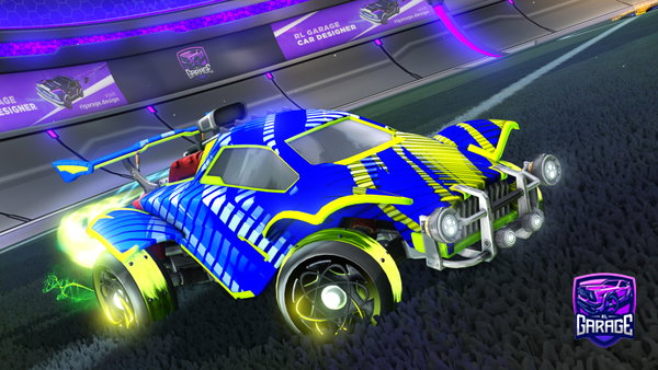 A Rocket League car design from Chazzyboi234
