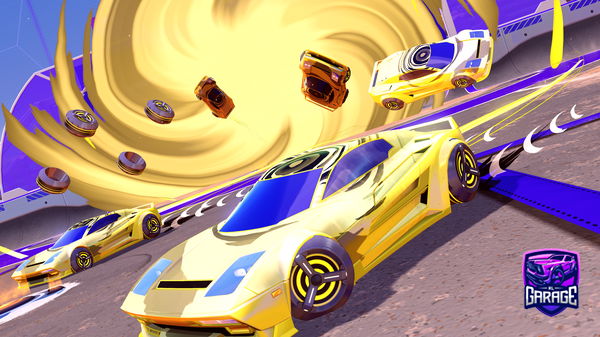 A Rocket League car design from Z3r0_L0v3c8