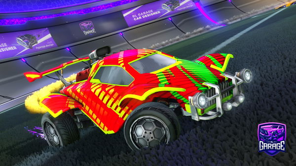 A Rocket League car design from BridgeAG