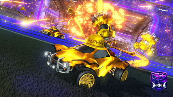 A Rocket League car design from Trex2586