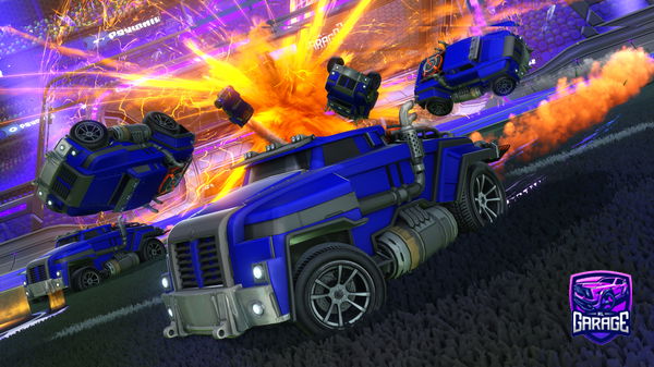 A Rocket League car design from Poshlady