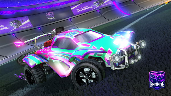 A Rocket League car design from Exonic_