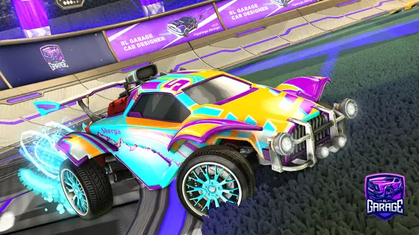 A Rocket League car design from Alpha_slapped