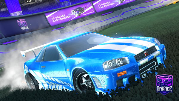 A Rocket League car design from SiryxRL16