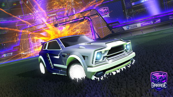 A Rocket League car design from NothingToBlackVeloce