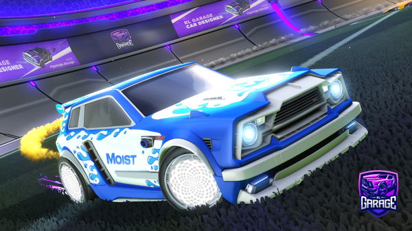 A Rocket League car design from R3KTGoldFish