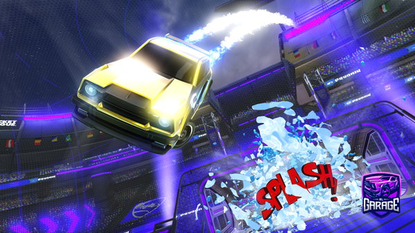 A Rocket League car design from sasamoletuge