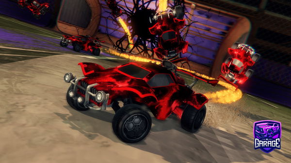 A Rocket League car design from BLacktiger86843