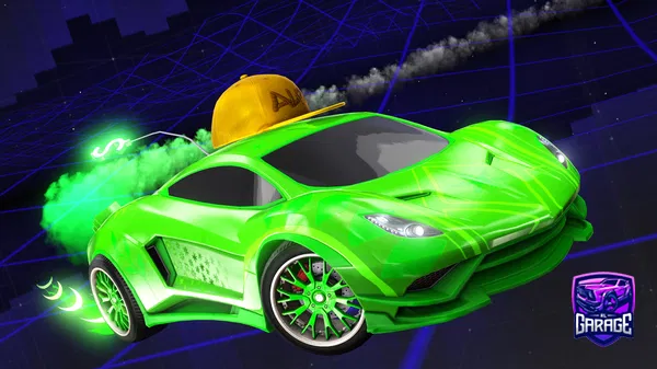 A Rocket League car design from THEO67210