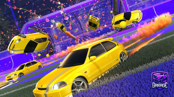 A Rocket League car design from akamonke