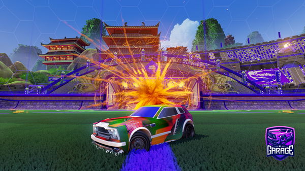 A Rocket League car design from TekadaShingen