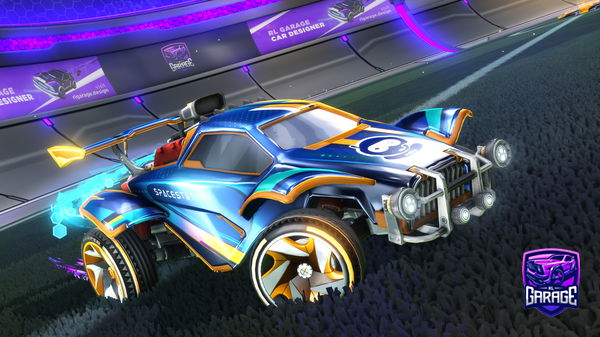 A Rocket League car design from Wiw7325