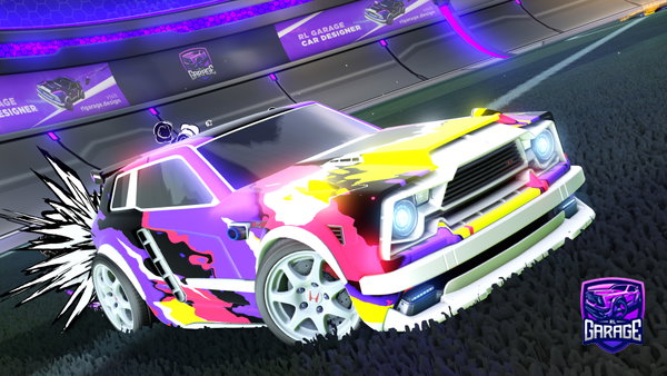 A Rocket League car design from At8m