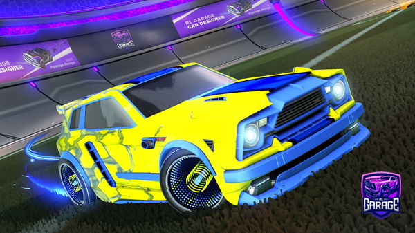 A Rocket League car design from BillyRobbo