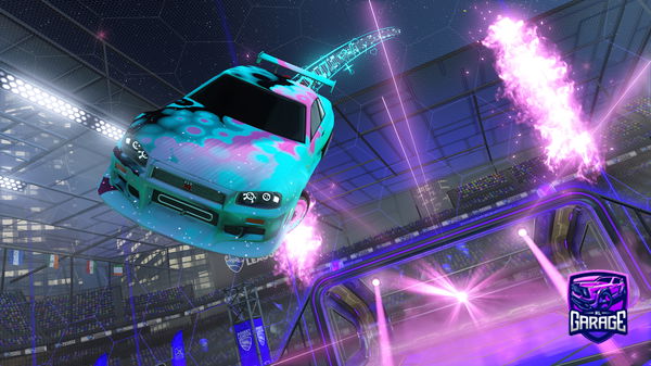 A Rocket League car design from IXC-STACKS