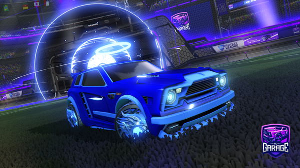 A Rocket League car design from Mnmnghv