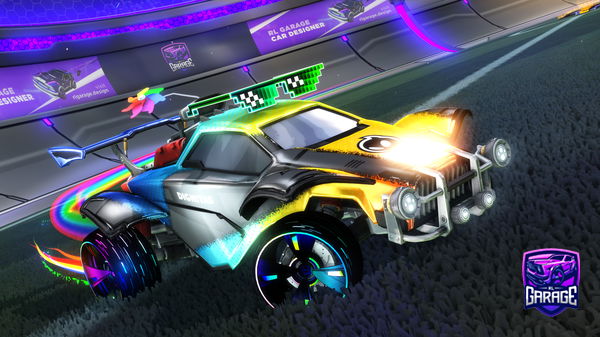 A Rocket League car design from invlisse