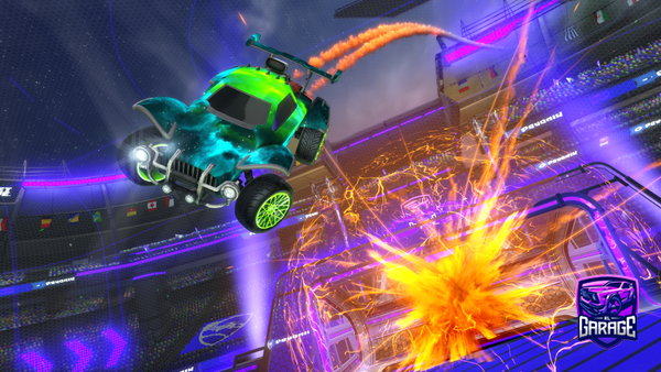 A Rocket League car design from Goldkargashik