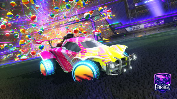 A Rocket League car design from Jakkalops