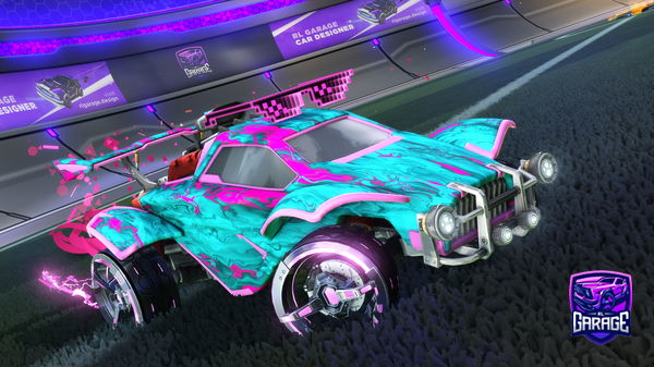 A Rocket League car design from NOODL