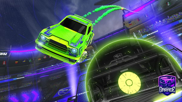 A Rocket League car design from Dingadanga2